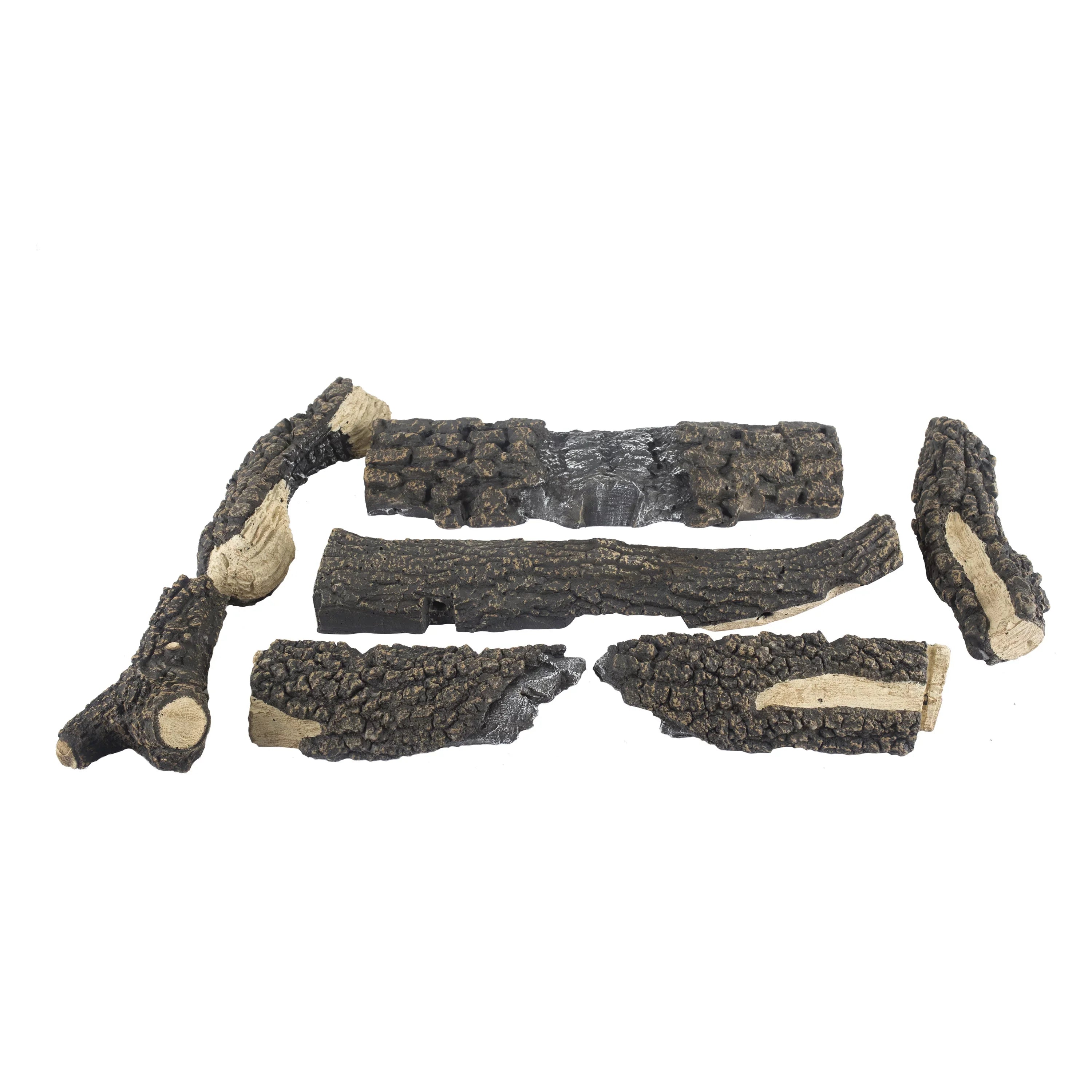 Wildwood Fuel Pleasant Free Set Log Hearth Gas BTU 24" Dual Vent 30,000