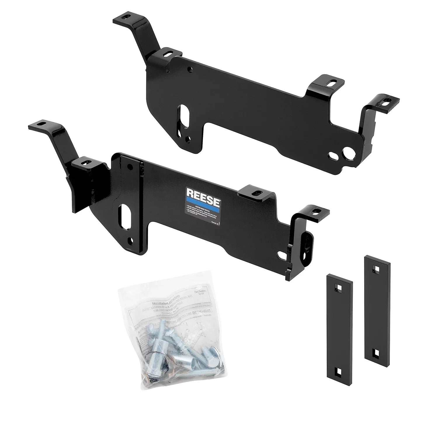 Replacement to Quick Part, 48" 3500(Except 5Th with Rail Easy Install 13-C Kit Wheel Ram Install Brackets(Requires 30153) Auto Rambox)