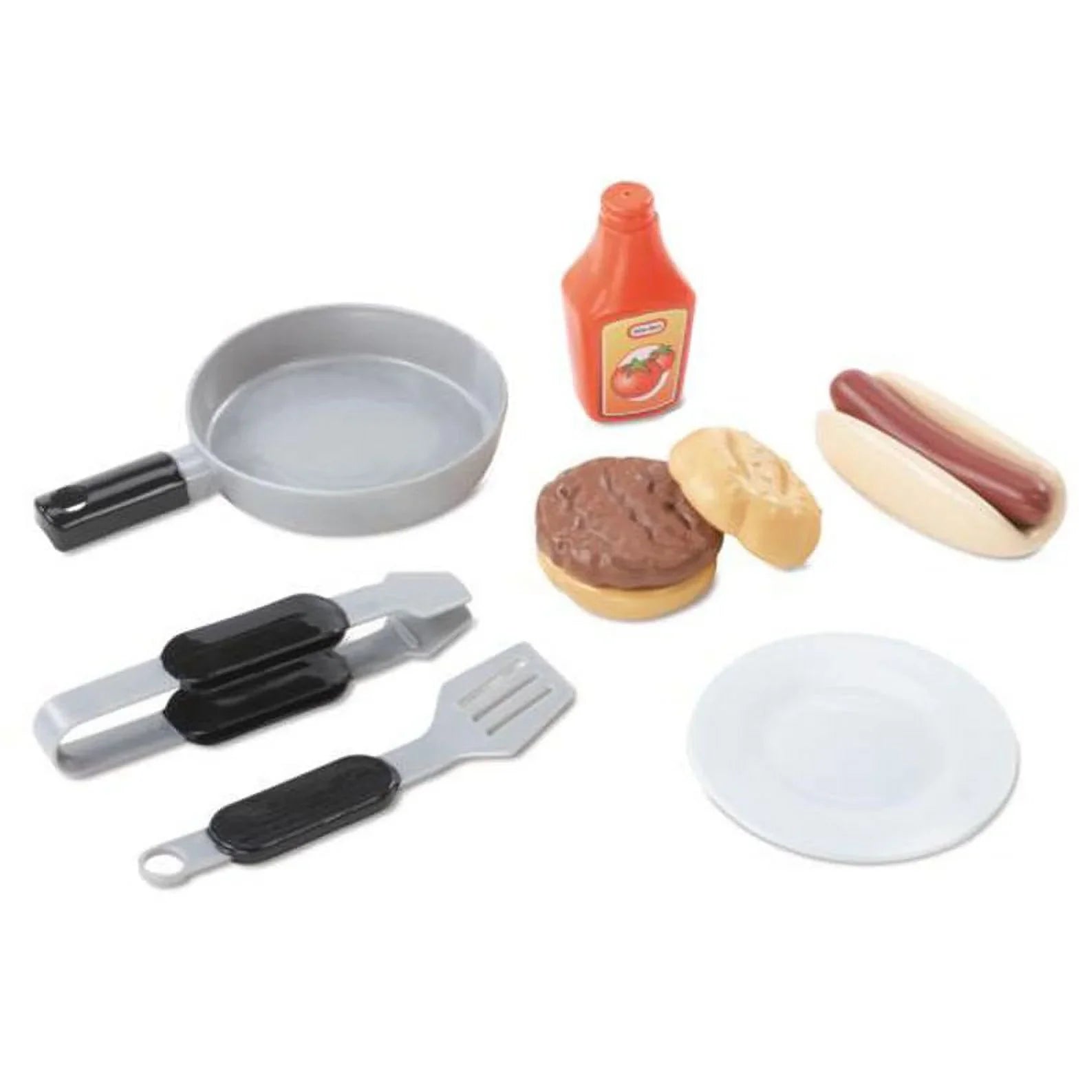 Cook Play Pretend For Toddlers Toys Grow BBQ Grill Little Tikes Boys Kids Playset, 4+ 2 8-Piece Girls 3 Ages Kitchen Gray, 'n