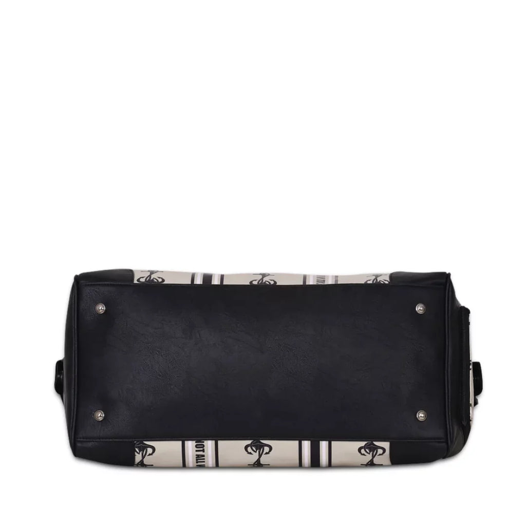 with Large Adjustable Unisex Strap with Anchors bag Weekender Shoe Separate Travel Compartment Away