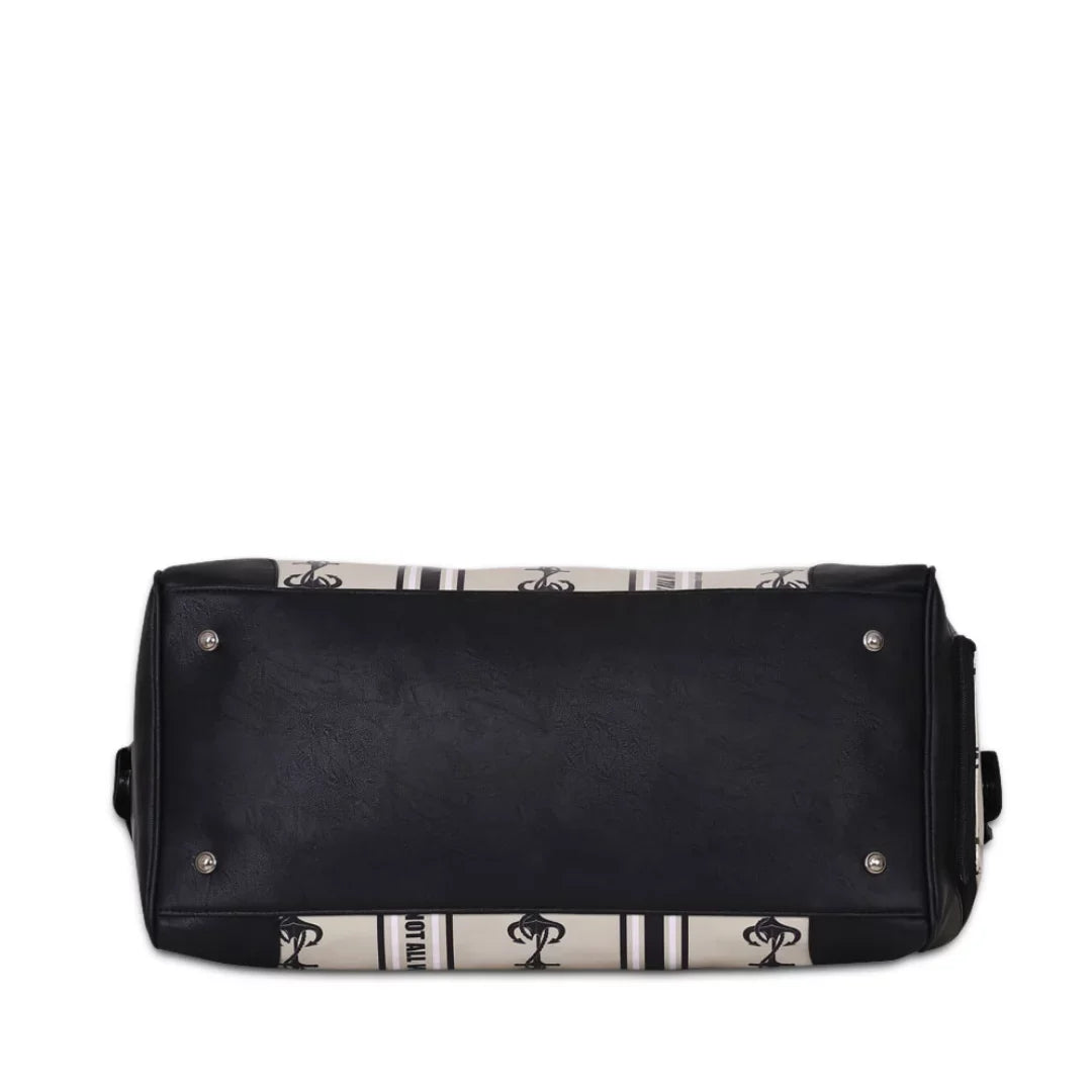 with Large Adjustable Unisex Strap with Anchors bag Weekender Shoe Separate Travel Compartment Away