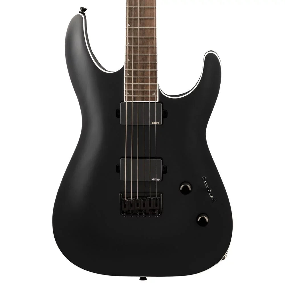 Baritone Guitar Fingerboard Soloist™ Series Electric - DX - Black X Jackson SLA6 Laurel Satin