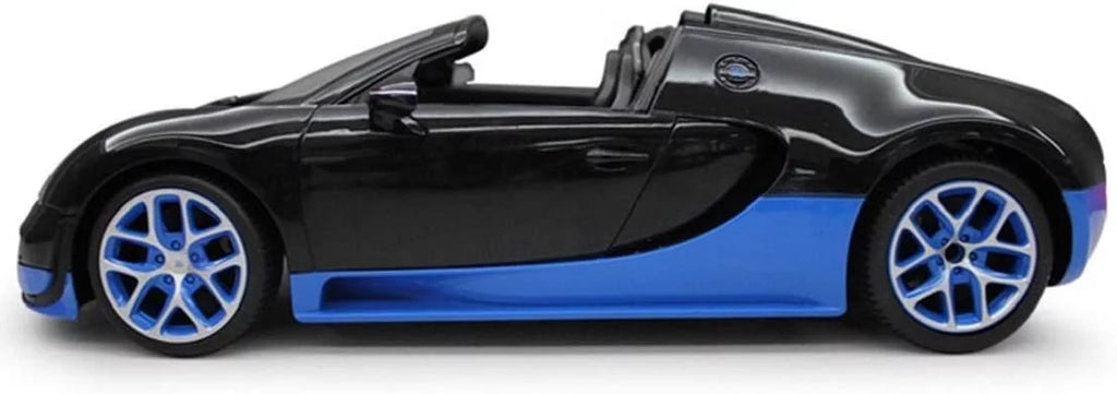 Veyron Remote RC Sport Grand Wonder Bugatti - Car Wheels 1:14 Vitesse Control Black/Blue