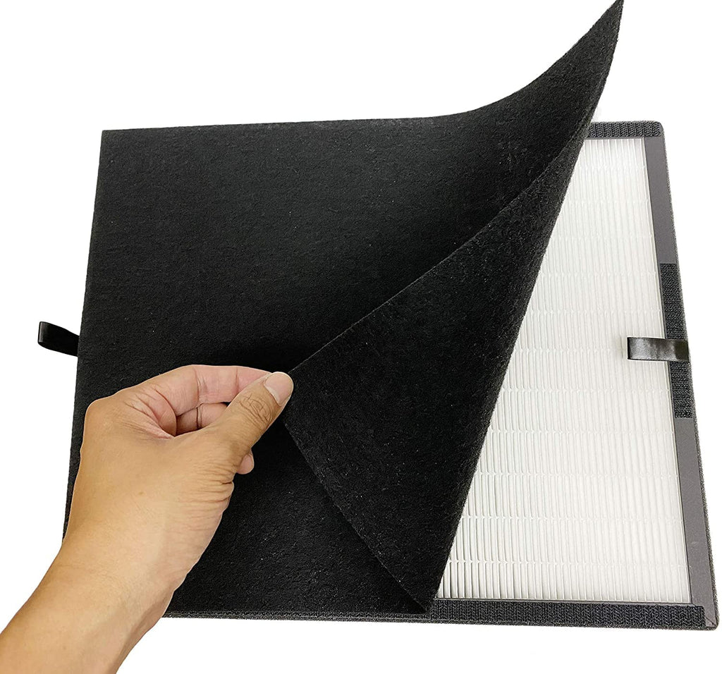 Charcoal Nispira Purifier. Replacement A350 4 Set HEPA Part True Packs with Filter Air to A375 Compared Activated Compatible BF25A.