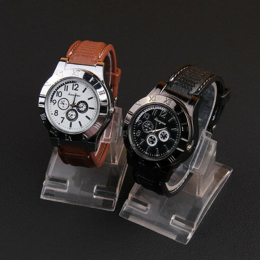 Flameless Strap Watch USB Watch USB Lighter Windproof Outdoor Men's Gift Rubber Rechargeable