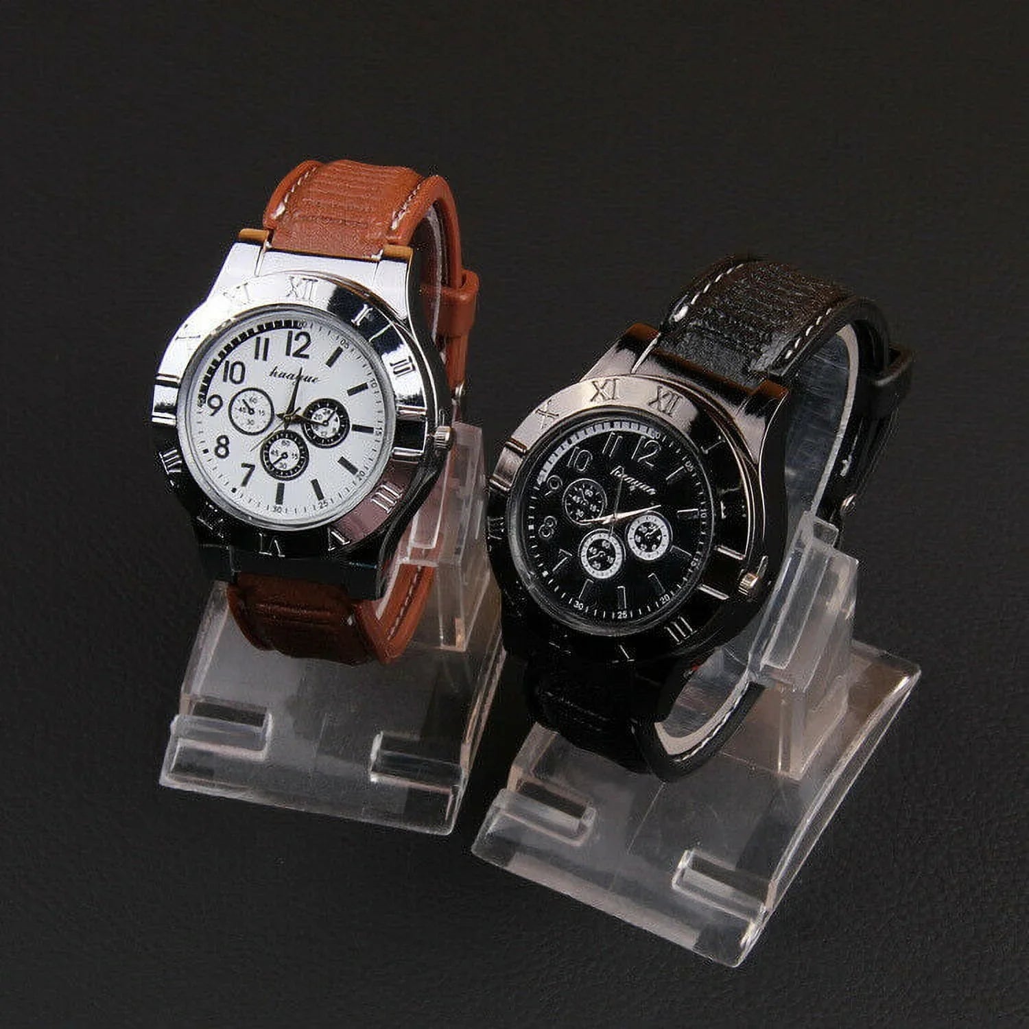 Flameless Strap Watch USB Watch USB Lighter Windproof Outdoor Men's Gift Rubber Rechargeable