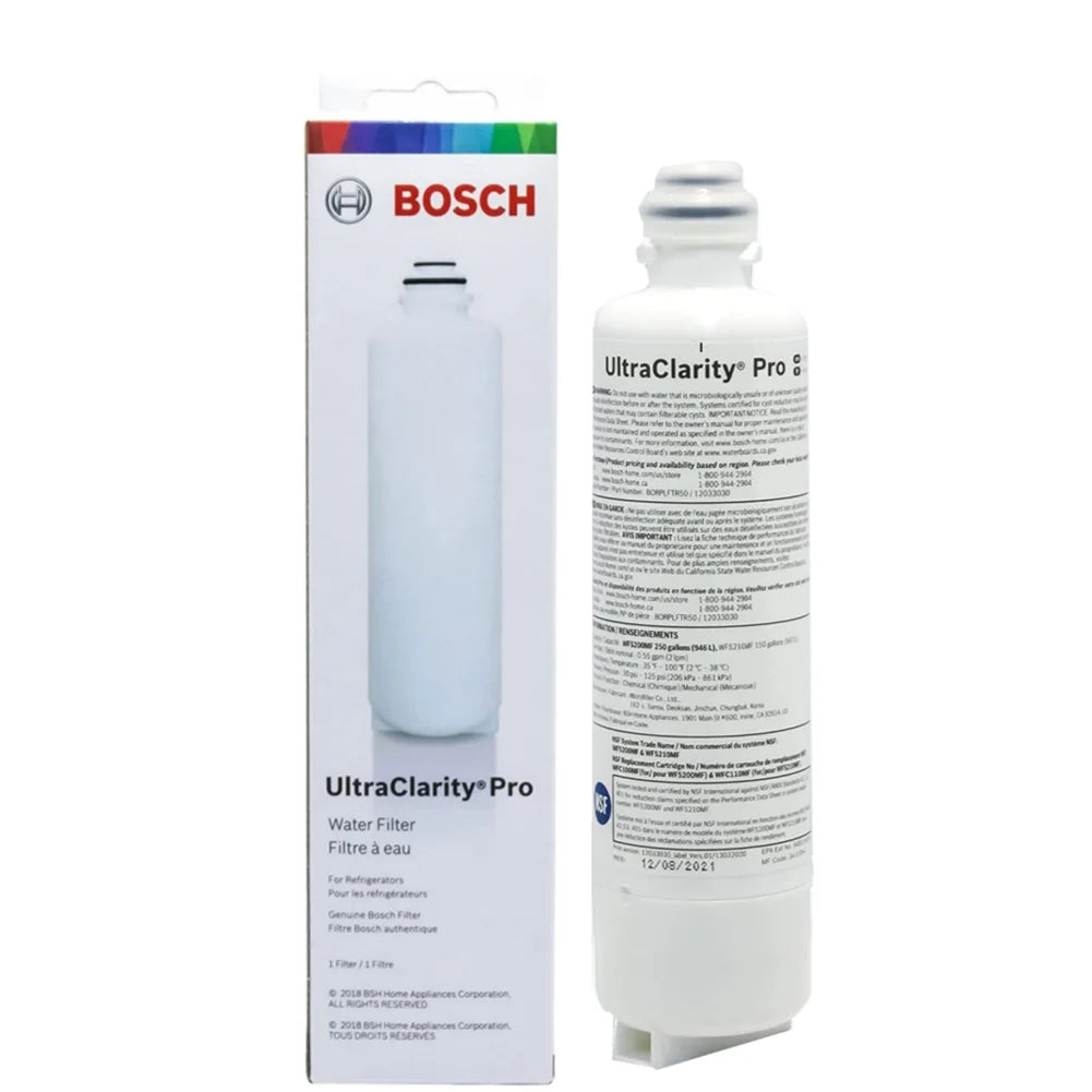 Ultra compatibility Pro Refrigerator Filter,High Pcs Water Clarity BORPLFTR50 1 Bosch