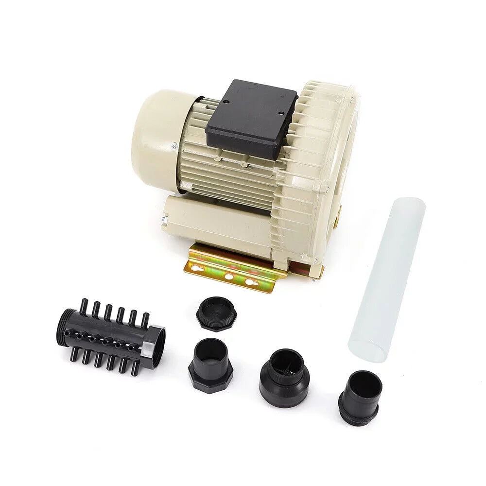 Industrial Aquaculture Pump Hydroponics Air Blower Aquarium Pond Blower Air High Pressure Fish 110V Miumaeov 370W