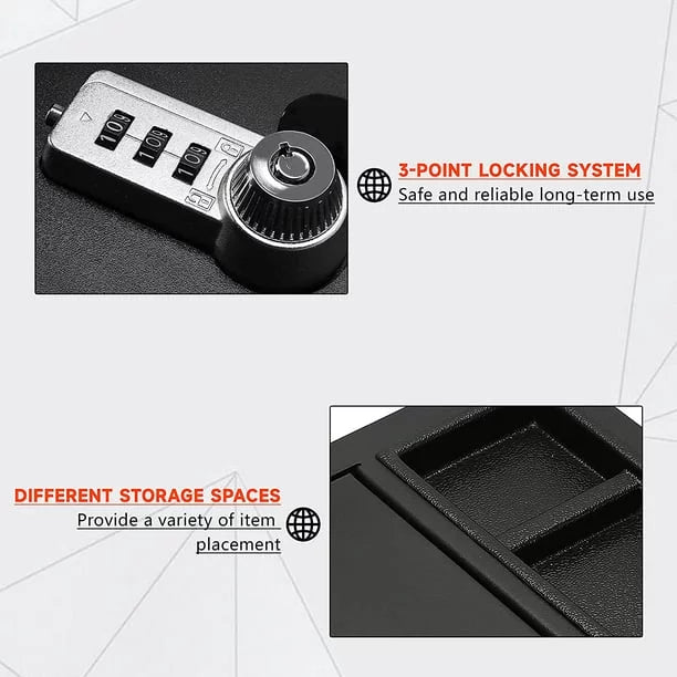 Toyota Vault 2021 Compatible 2008 Console Sequoia Tundra, Storage Safe Gun 2007 2013 Box with KOJEM Toyota - - Center
