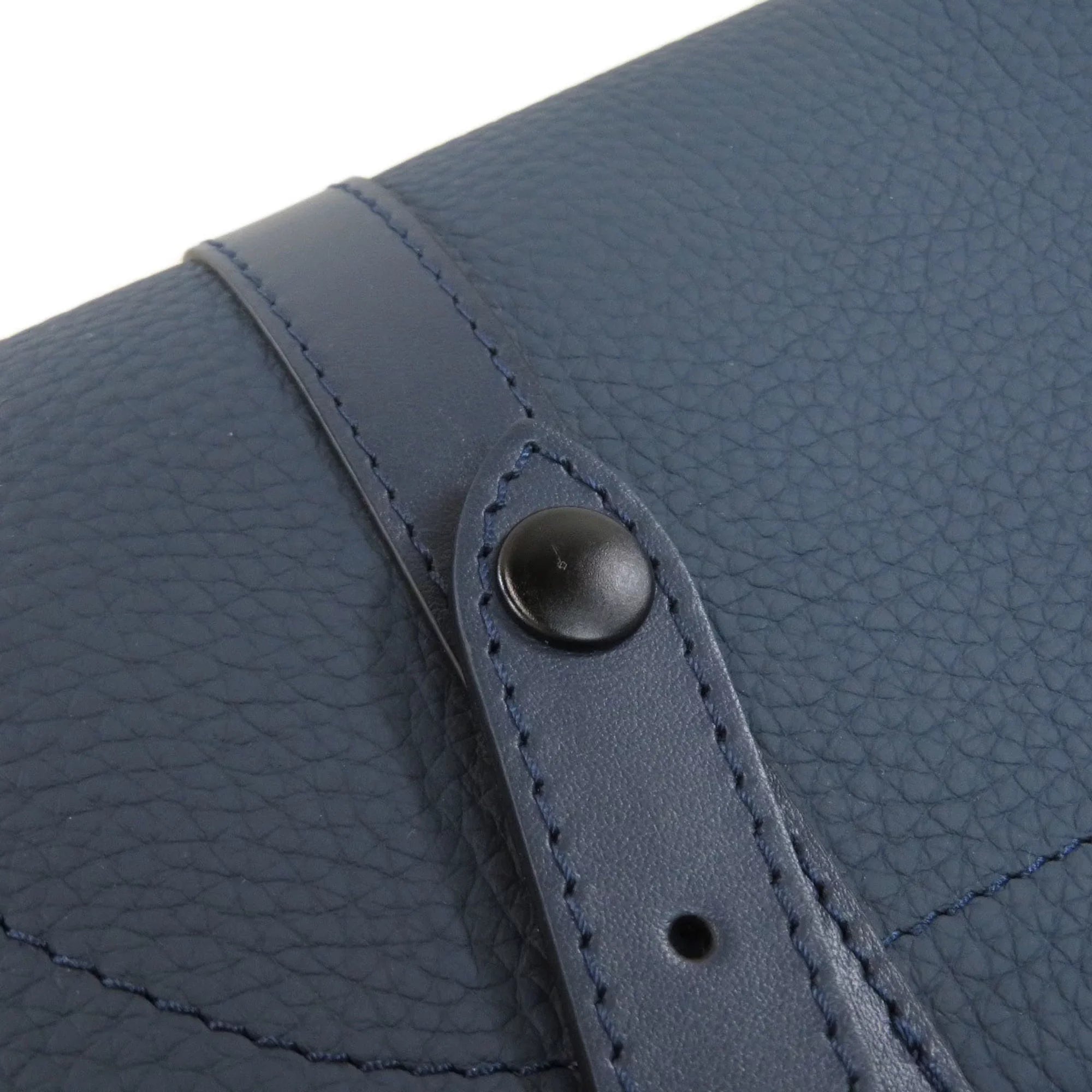 Bag Men's Leather Taurillon (Good) Vuitton Pre-Owned M58475 Christopher Shoulder Louis
