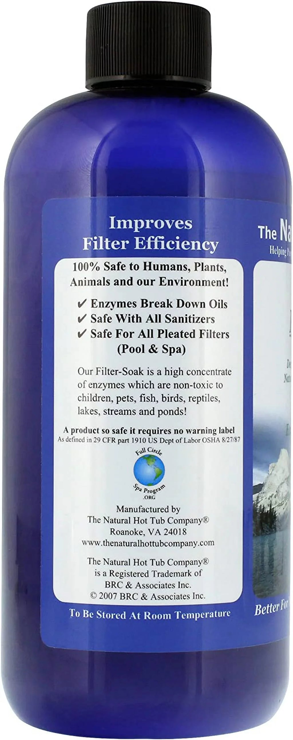 Company Tub soak the pool Natural and natural filters The it's Hot natural solution. all spa filter for