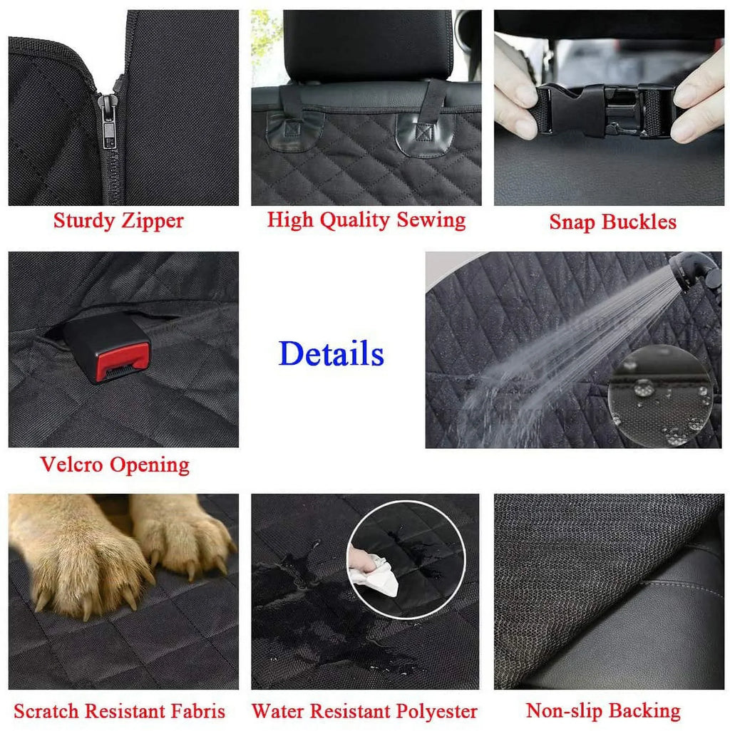 Dog Dog Protection Window, Trucks Dog Hammock Waterproof with Cars Back Mesh Dogs Covers Car SUVs Seat for Cover Seat, Car Scratchproof Cover &