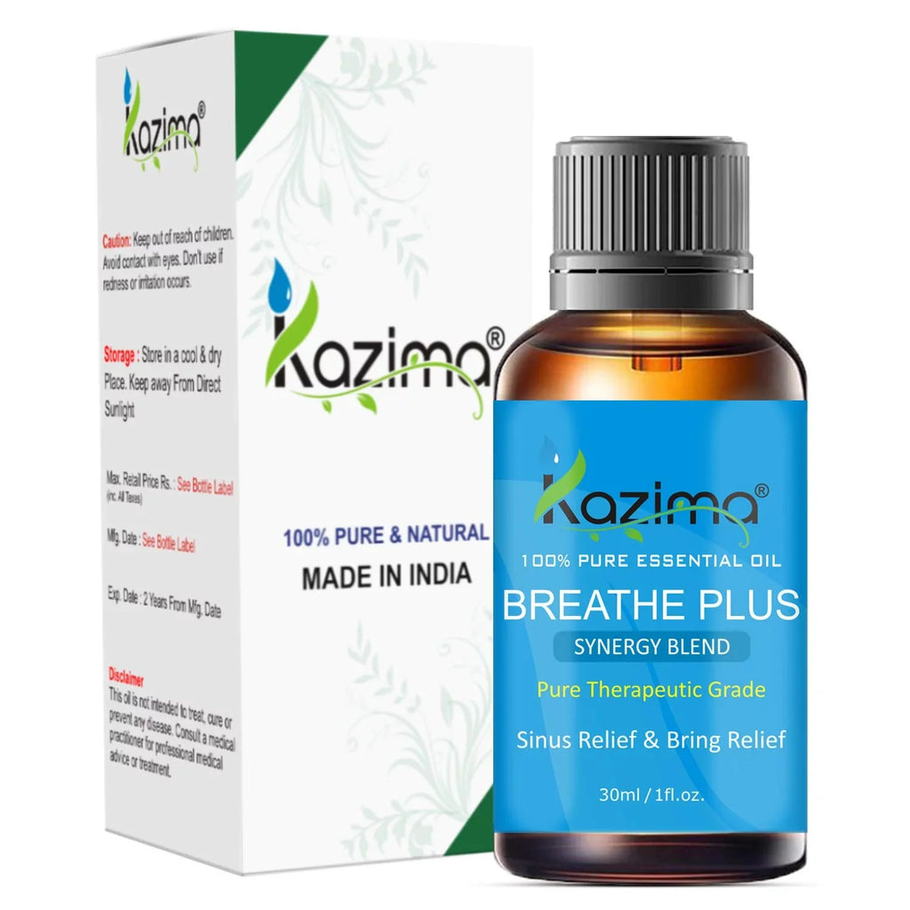 Pure Blend Breathe Kazima Grade Therapeutic (30Ml) Plus Oil Essential