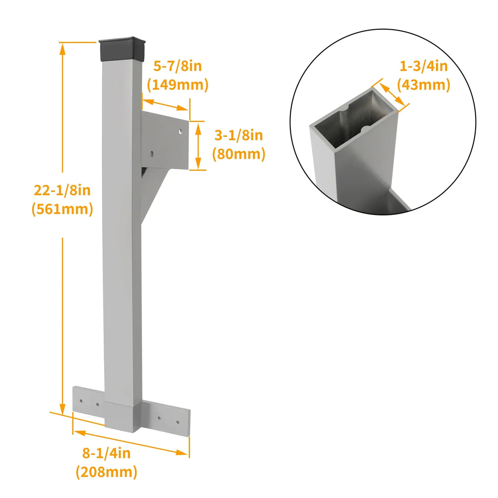 Kit Ladder Kojem Rack Adjustable Vans Roof Trailers Cargo Bracket for Enclosed