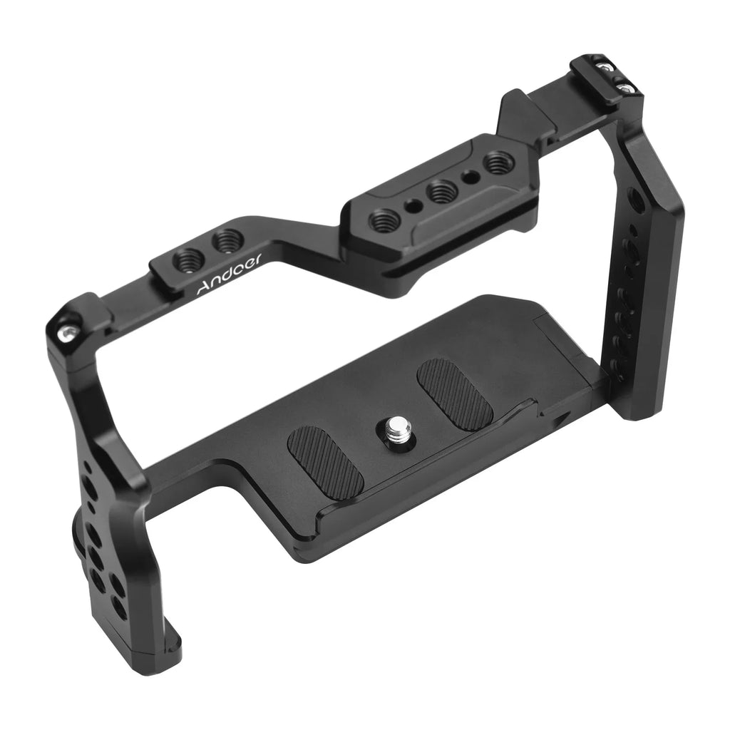 with Mounts A7S Shoe Cold for III/ A7R Video A7R Andoer Alloy II A7IV/ Cage Dual Aluminum Threads Numerous 14 A7II/ II/ A7III/ Replacement Cage Inch Sony