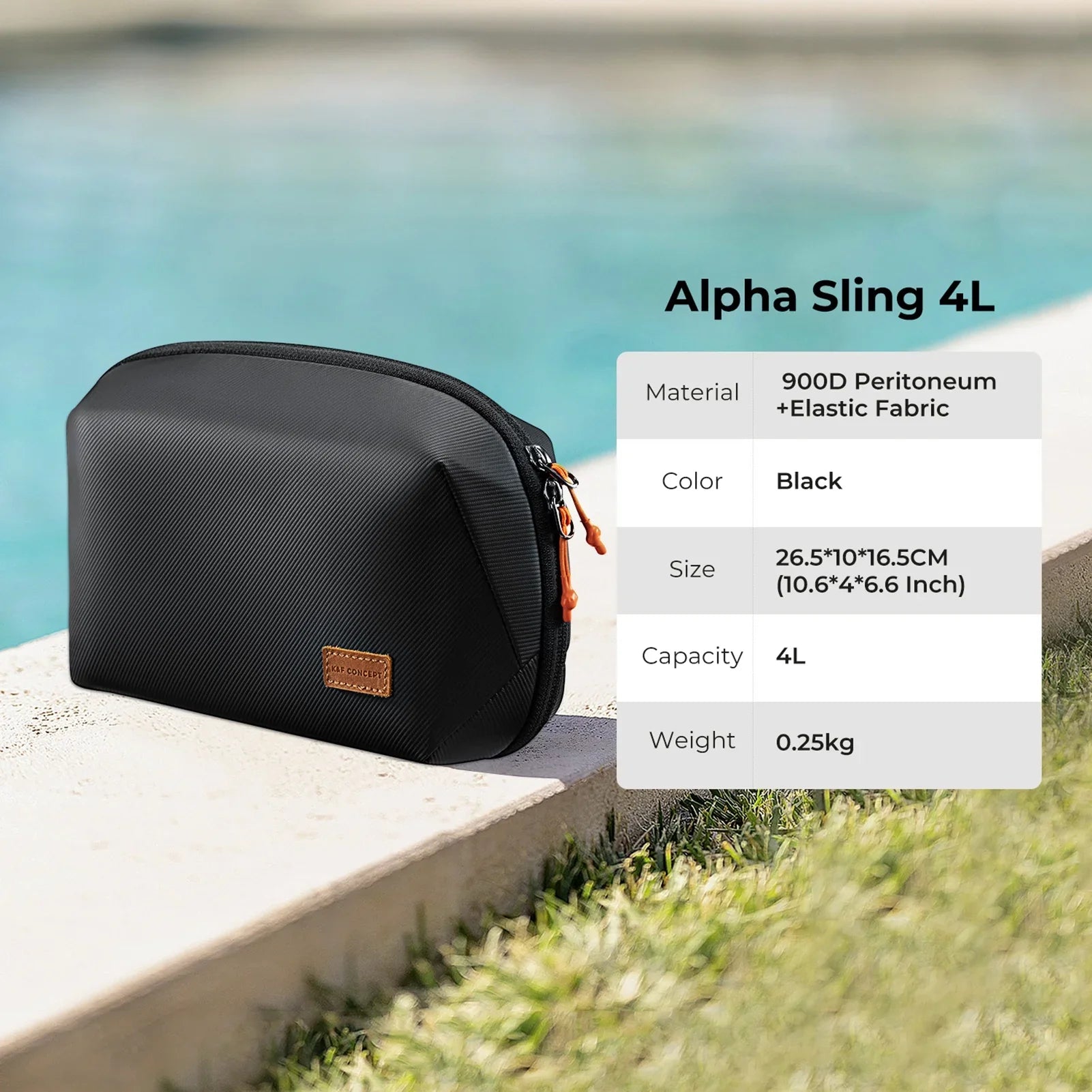 Waterproof for Shockproof K&F Phone Camera Compartments 4L Large with Storage Lens Photography Digital Bag Capacity CONCEPT KF13.130 Camera