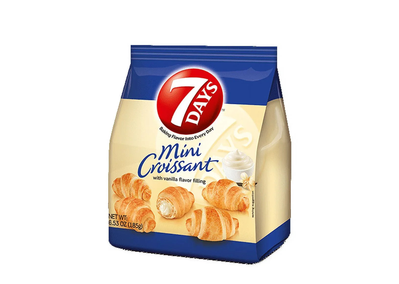 Mini Croissants, 7Days of (Pack Bag 6.53 Vanilla, 8) oz