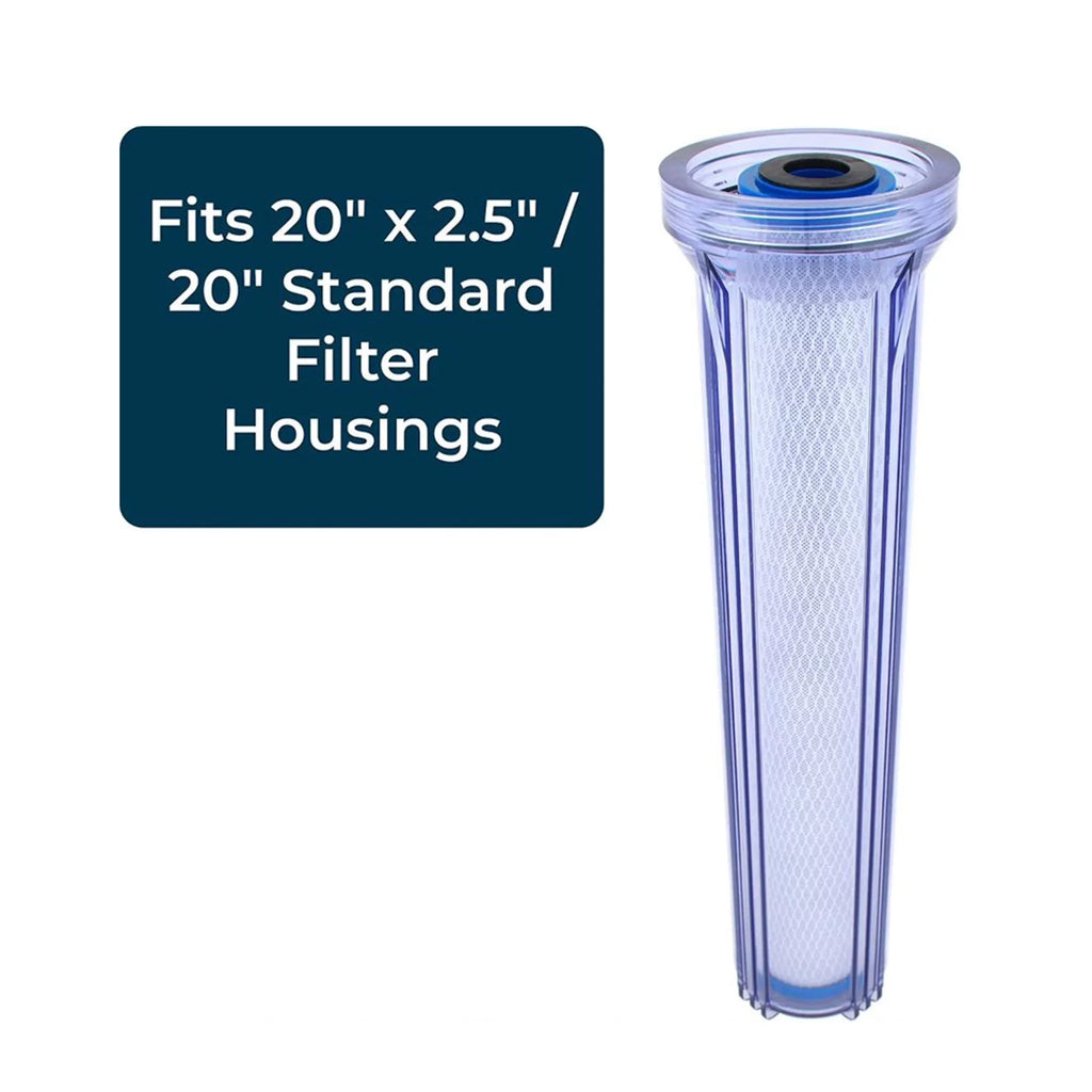 20 2.5 6 SpiroPure SP-EP-20 Carbon Water Filter Replacement, Pack Inch x