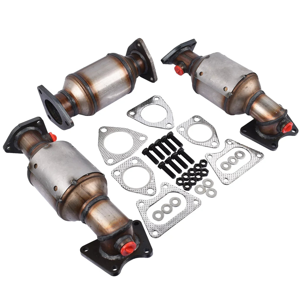 2005-2008 Set Replacement 3.5L Converters Pilot for GELUOXI Catalytic 45106-45107-45108 Honda