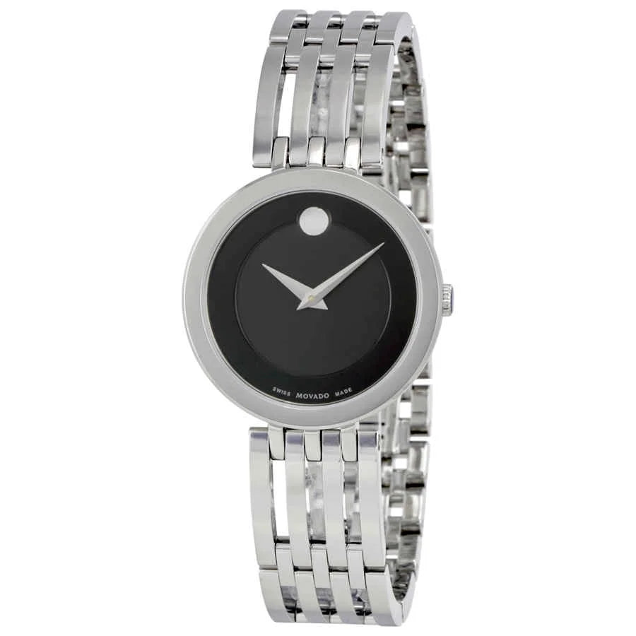 Steel Movado Stainless Ladies Watch 0607051