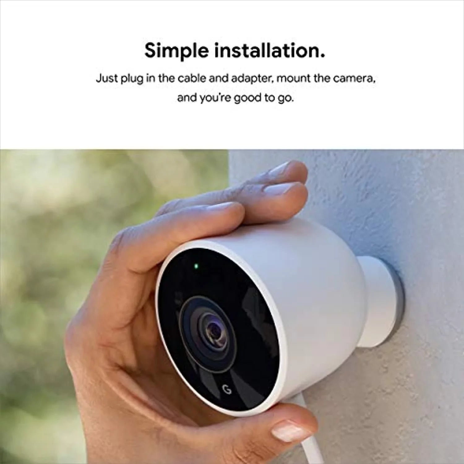 Surveillance Phone Generation - Outdoor Camera with Your 1st Night 2-Pack Control - Weatherproof Nest Vision Cam with Camera Outdoor - Google -