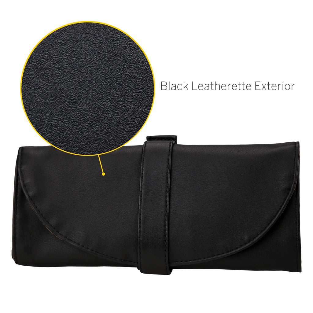 Brush Series with Makeup Roll-Up 10pc. Bdellium Essential Pouch Key Professional Maestro The Tools Set