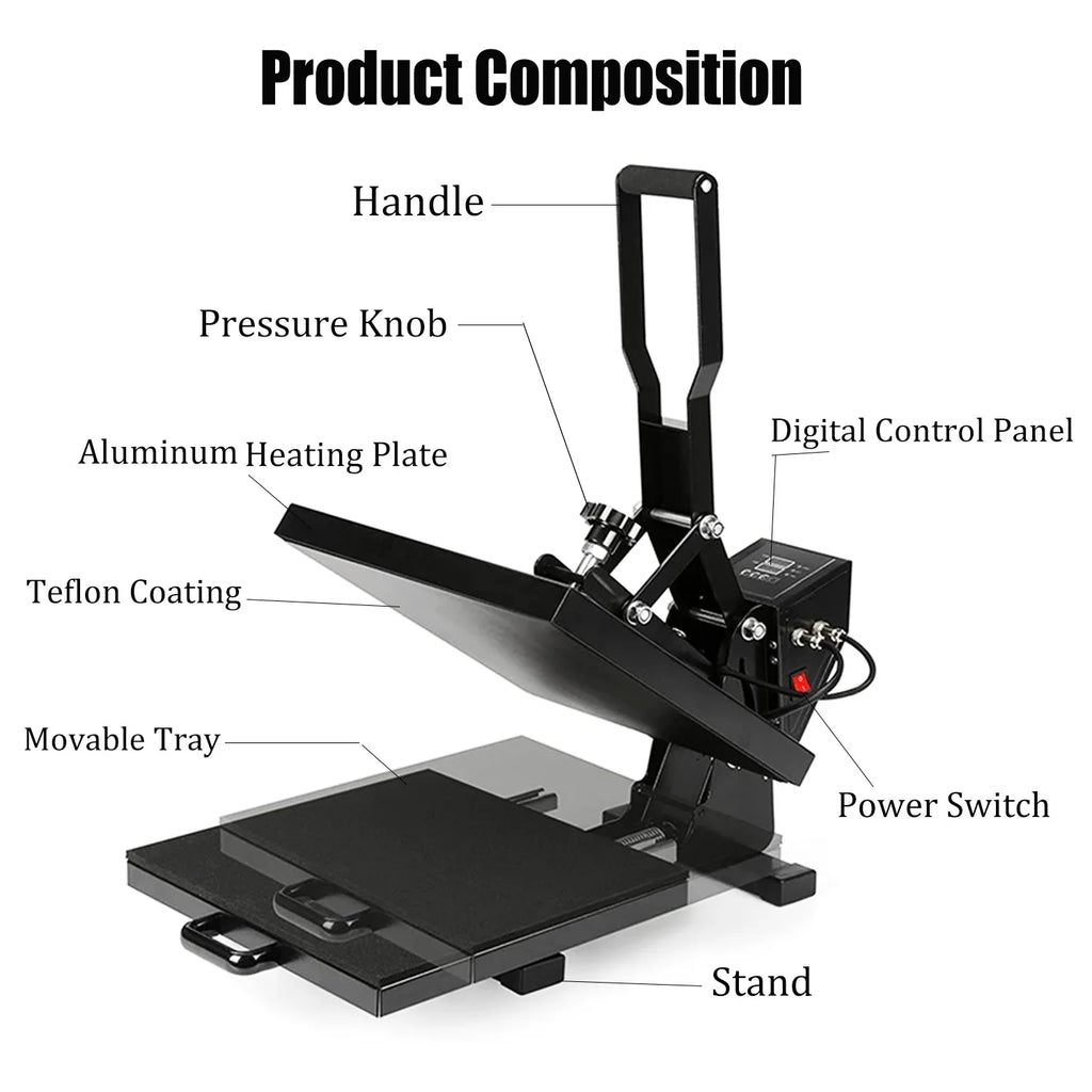 for Vinyl Press Heat Machine 16x20 Sublimation Heat Heat Digital Press t Shirts, inch Heat Heating and Machine, Fast for Transfer
