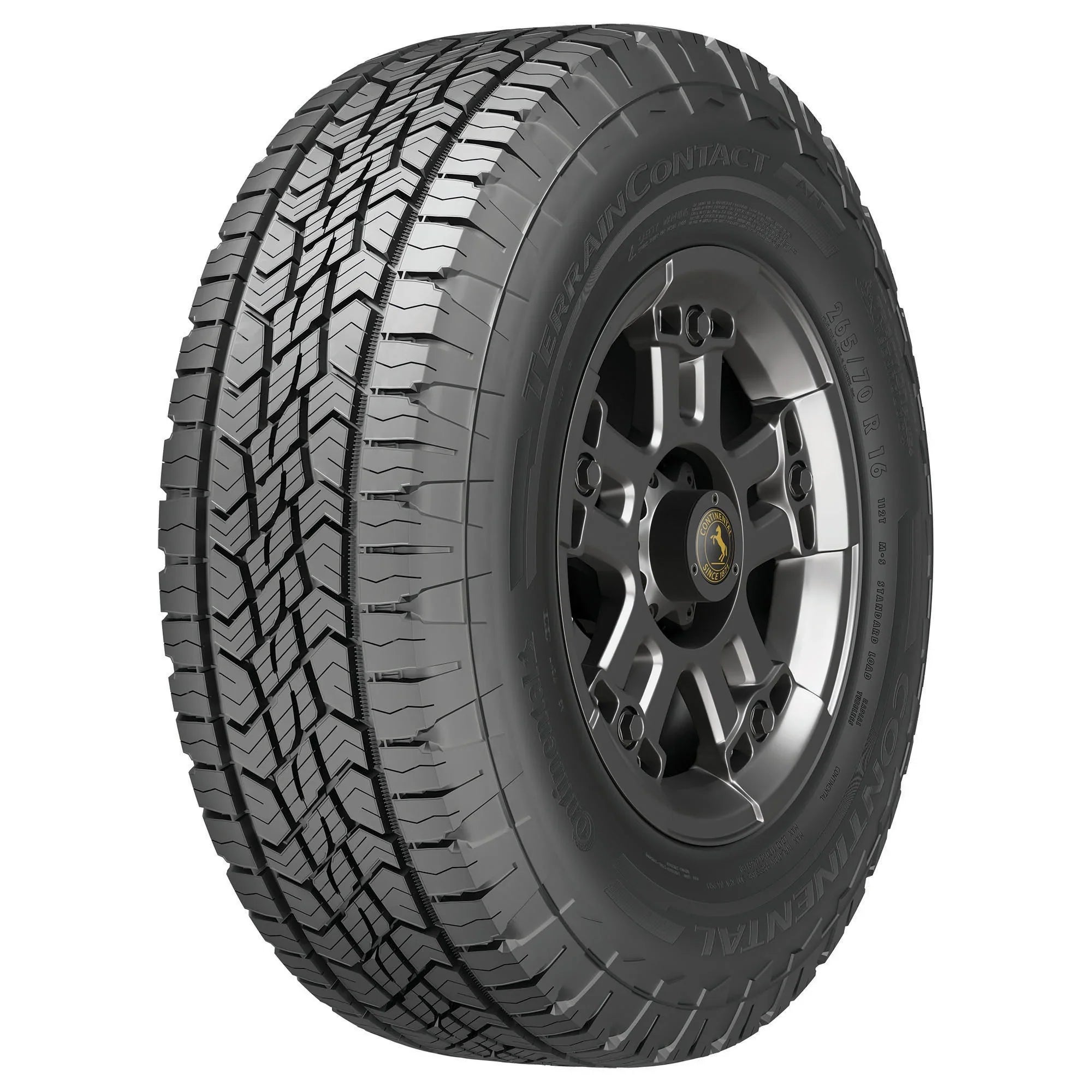 265/65R18 114T TerrainContact Terrain Continental Tire All Truck A/T Light
