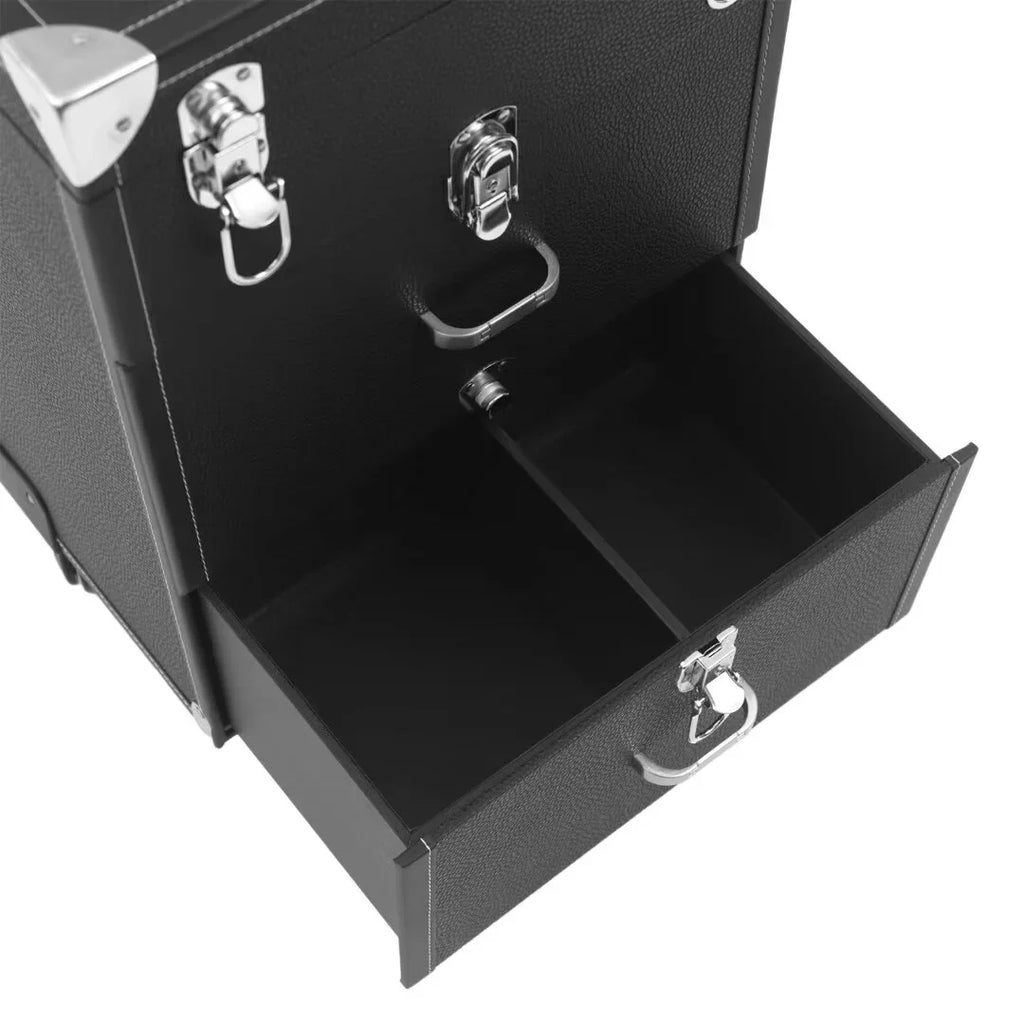 Case TFCFL Tiers Nail Organizer Train Rolling Makeup Makeup Polish Case Wheels 3 4 Trolley
