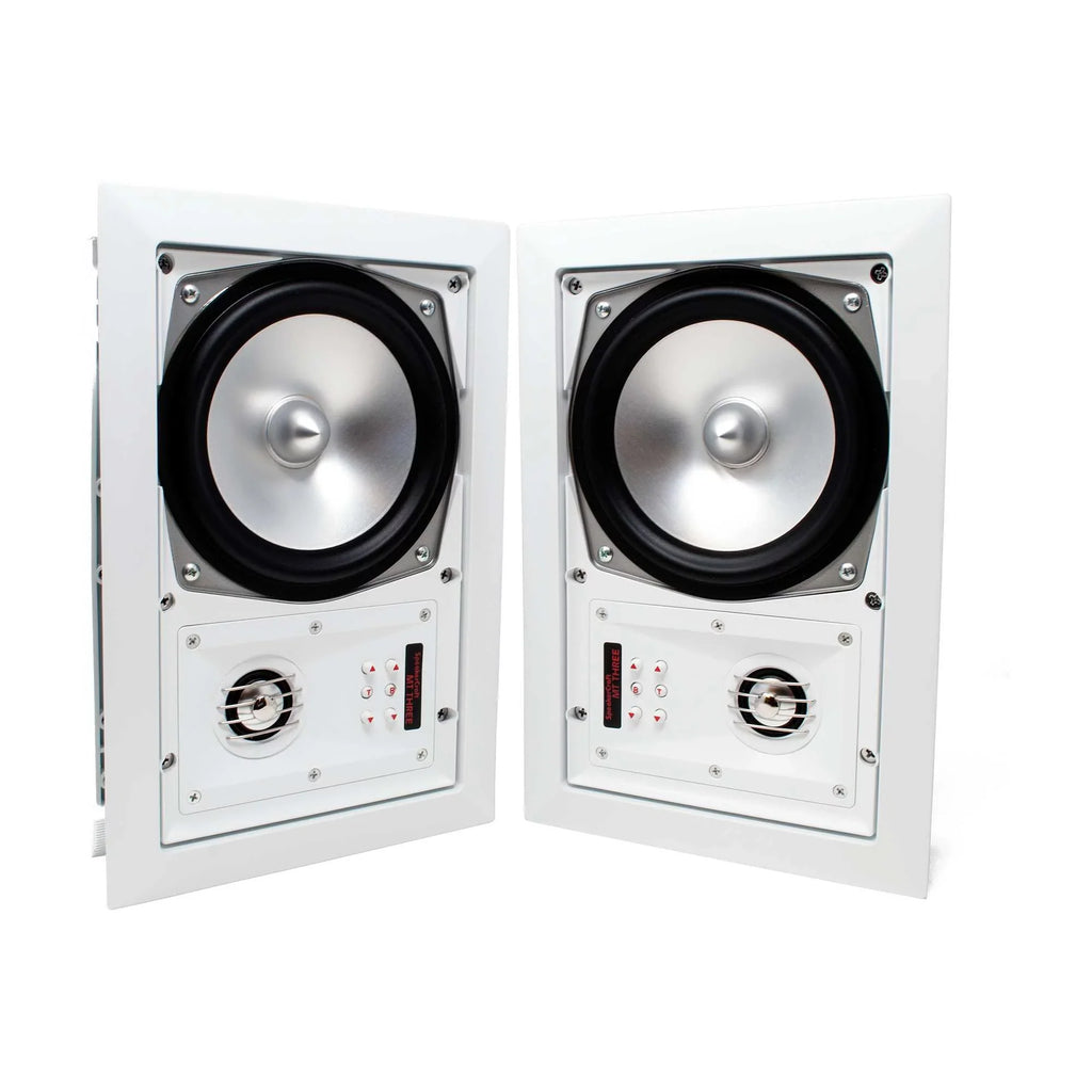 '- Ceiling total) - pair, 8 4 SpeakerCraft speakers Three Includes MT6 of (Multipack White Grill In-Wall Speaker or
