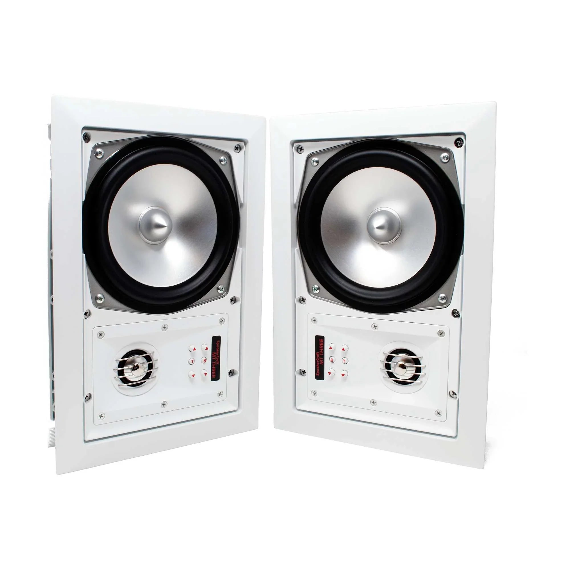 '- Ceiling total) - pair, 8 4 SpeakerCraft speakers Three Includes MT6 of (Multipack White Grill In-Wall Speaker or
