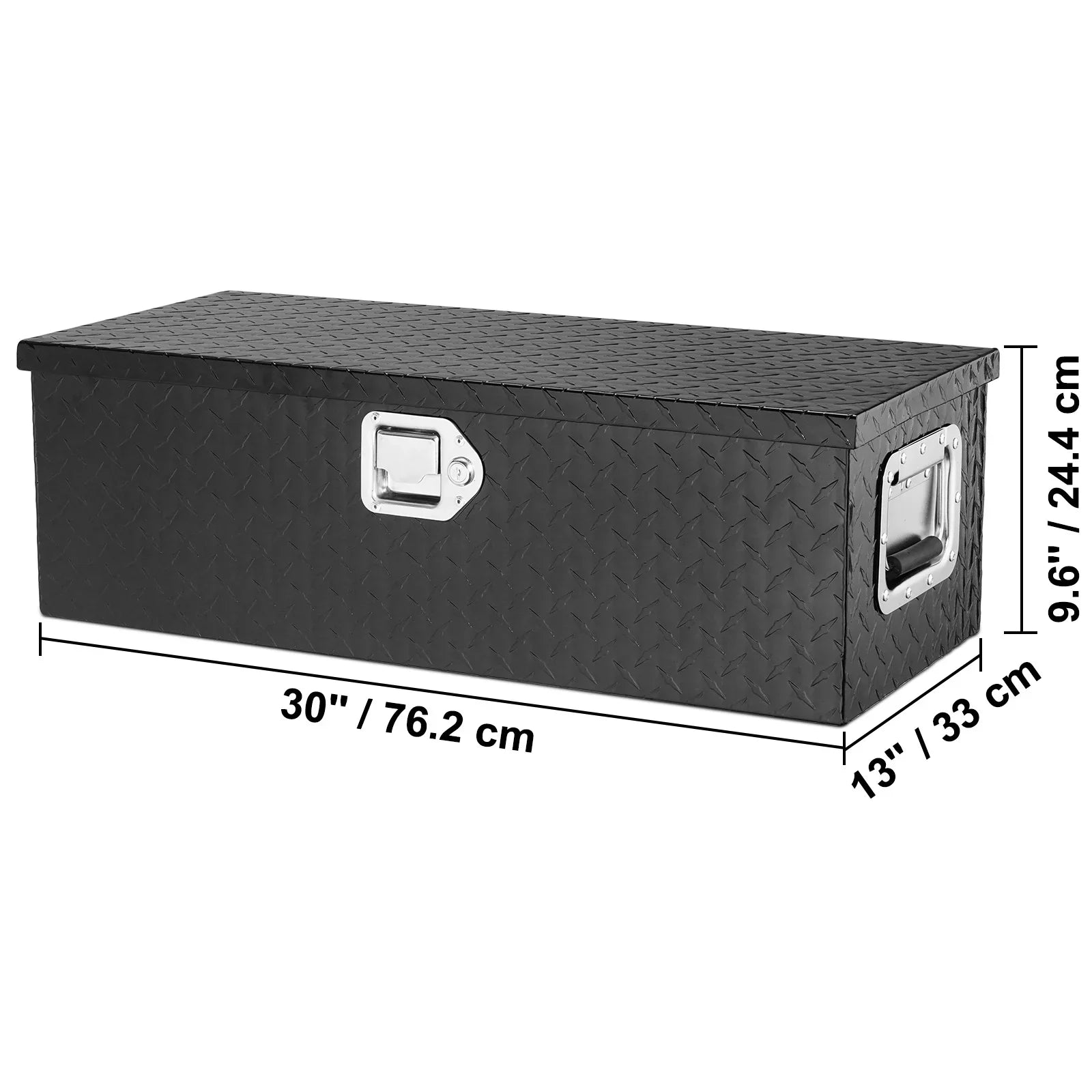 for Bed Tool Box Heavy Pickup Truck SKYSHALO Duty Aluminum 30"x13"x9.6" Bar