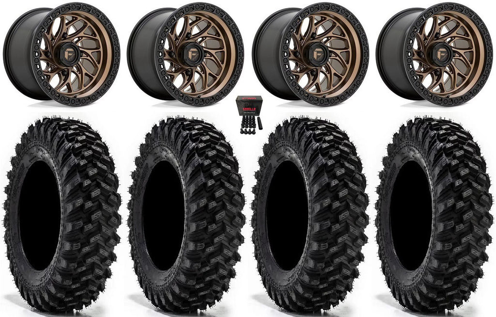 Wheels RZR Ranger 32" Tires Bronze Polaris XP XT PRO Sticky / XP XP 1000 / Fuel 15" Runner Warrior 900/1000