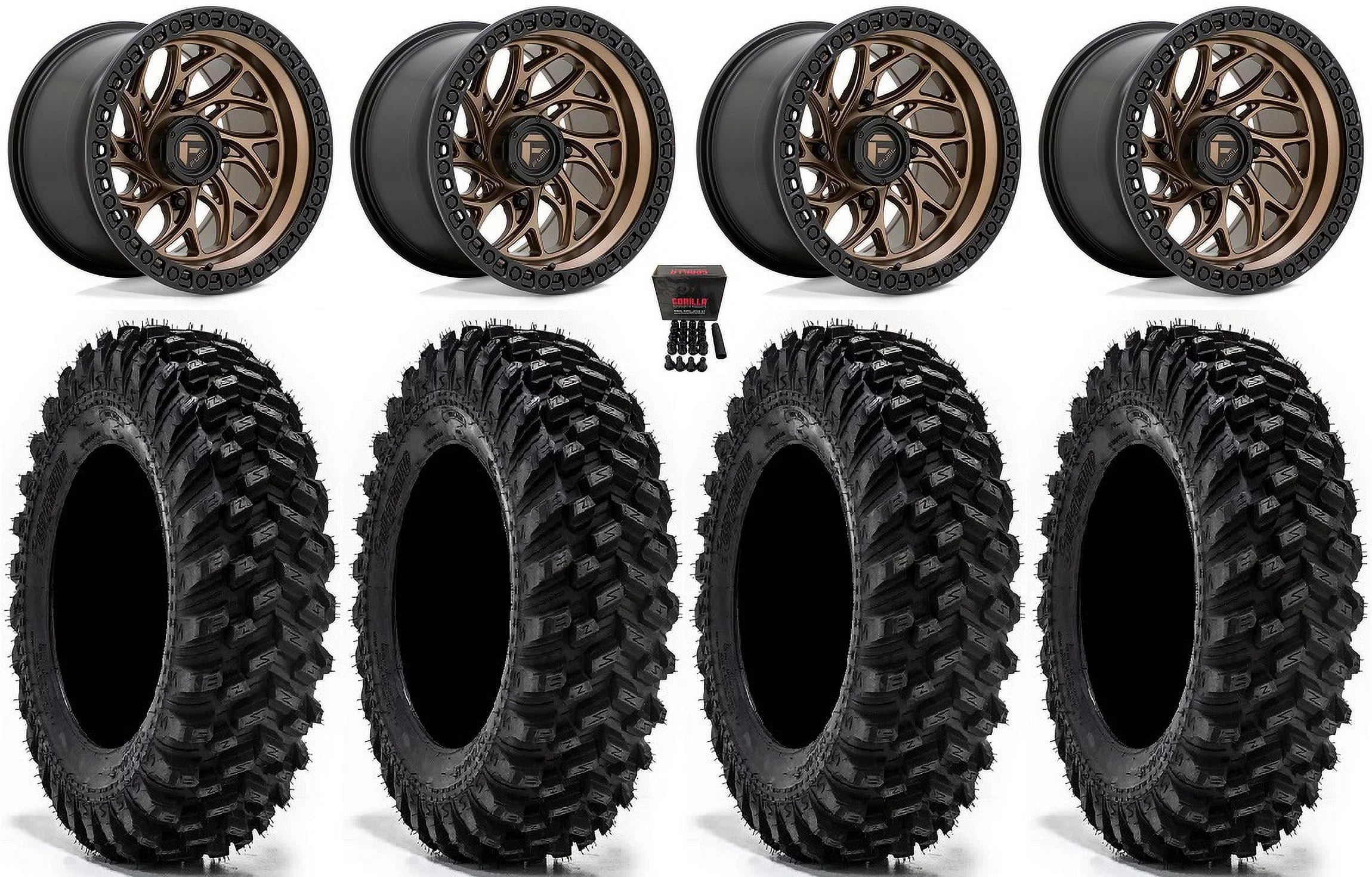 Wheels RZR Ranger 32" Tires Bronze Polaris XP XT PRO Sticky / XP XP 1000 / Fuel 15" Runner Warrior 900/1000