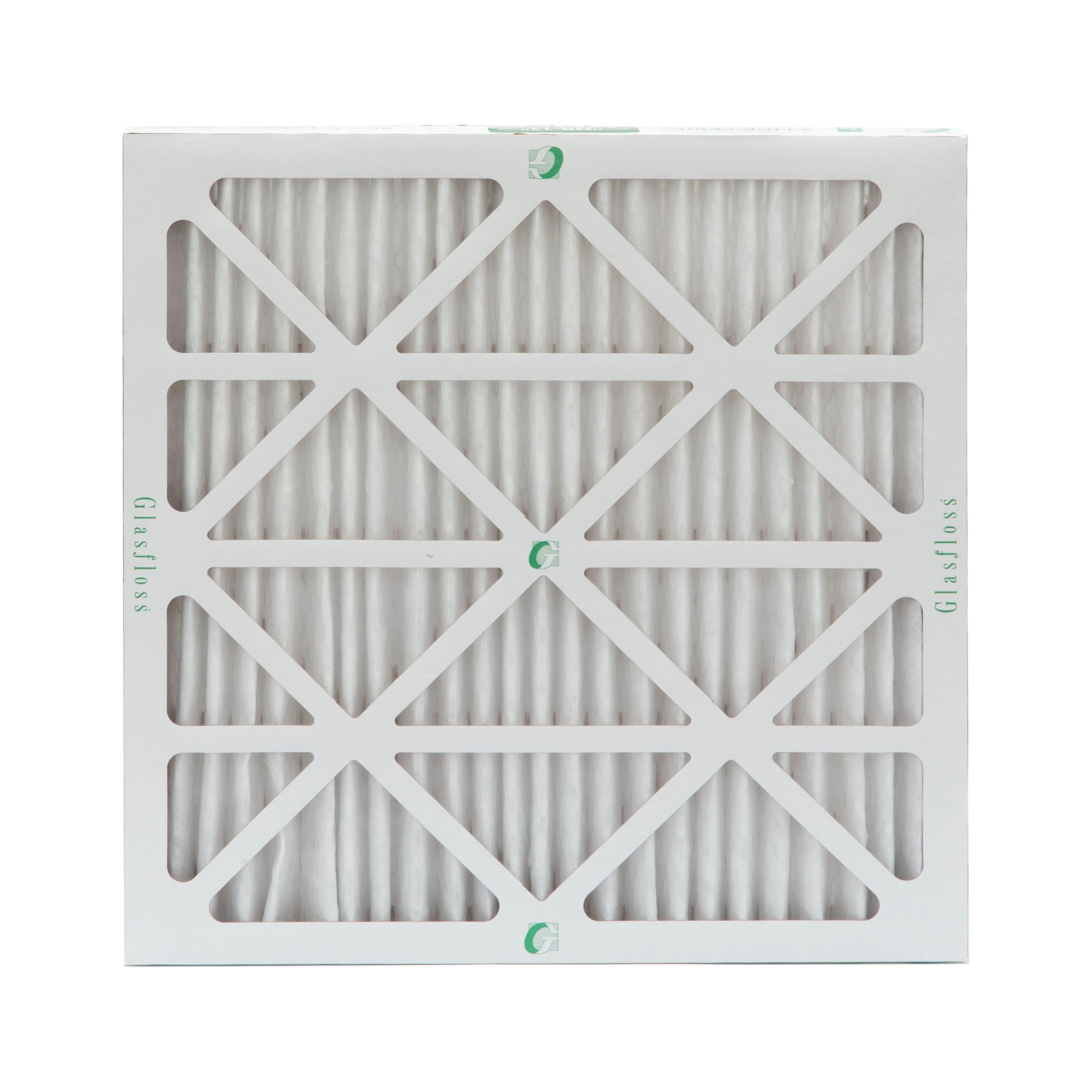 by Pack 20x20x2 Air 1-3/4 Pleated 2" Inch Filters Actual 19-1/2 MERV 19-1/2 x 13 of Glasfloss. x Size: 3