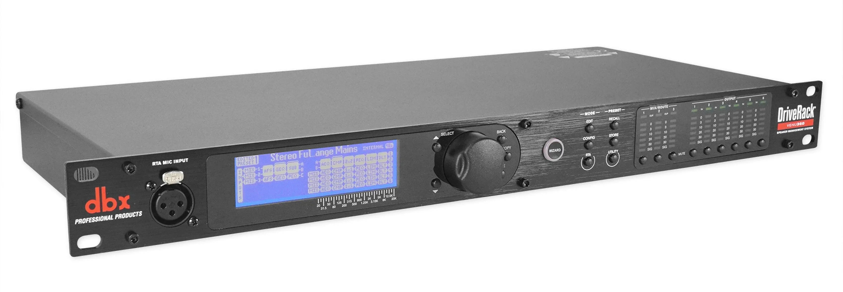 360 DriveRack VENUE360 3x6 Sound Processor VENU Speaker PA System+APP DBX