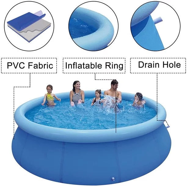 30in Pump X Above Included Inflatable Swimming Pool 12ft Ground