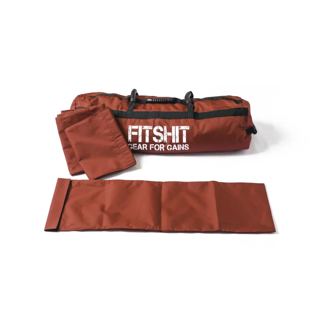 for and Workouts not Gym {sand Fitness Medium Weightlifting, Workout. Red Bodybuilding, Duty Excellent included} Sandbag Powerlifting, Training, Heavy FITSHIT for