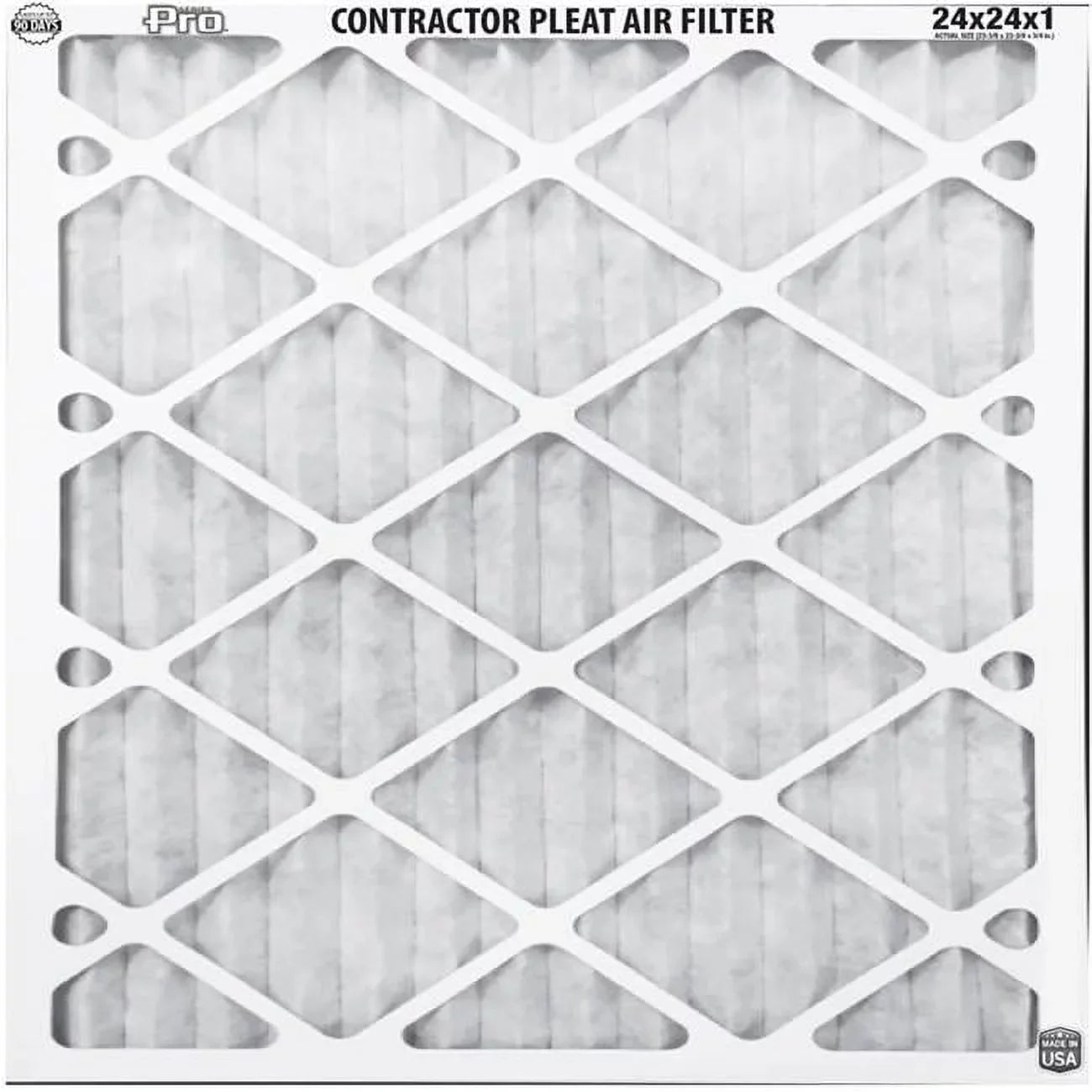 Bestair - MERV Case of Filter Air Pleated in. 24x24x1 12 8