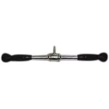 20" Rubber Bar with Cable Handgrips Deluxe CAP Straight Attachment