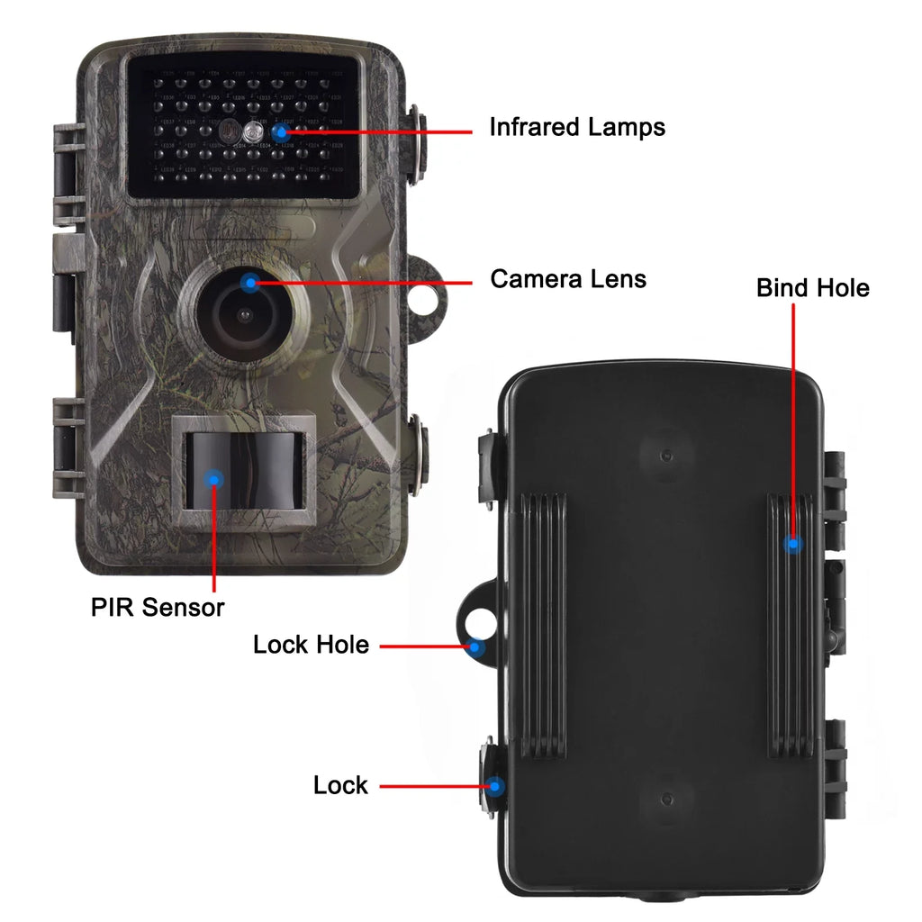 with 1080P Eccomum Camera Inch Trigger 16MP Night Color Wildlife Infrared Time Tracking Trail Motion Camera Supports 2.0 TFT 0.8s Vision Waterproof Camera IP66 Screen Activated