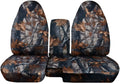 Bench)w Covers(60/40 2004-2012 Split T38-Designcovers Console/Armrest:Opening Seat Ranger/Mazda Ford B-Series Center Camouflage Fits Console:Gray Truck Tree