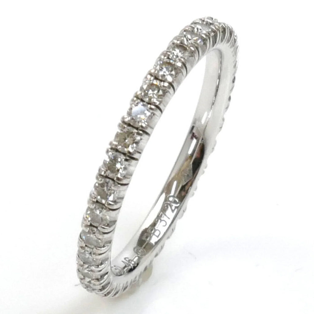 46 CARTIER Gold 1.6g Eternity Women's Etincelle Cartier 6 Ring Full de Pre-Owned (Good) Size White B4077946 K18WG