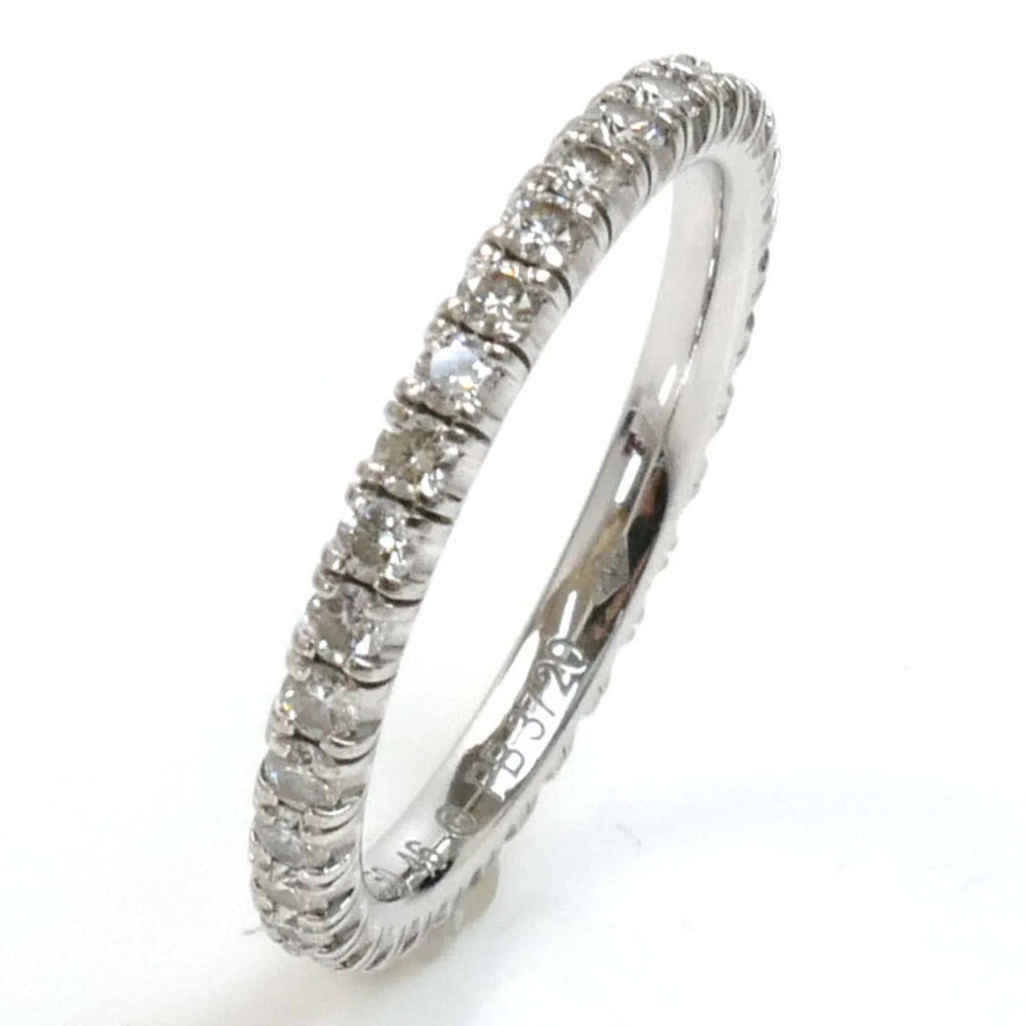 46 CARTIER Gold 1.6g Eternity Women's Etincelle Cartier 6 Ring Full de Pre-Owned (Good) Size White B4077946 K18WG