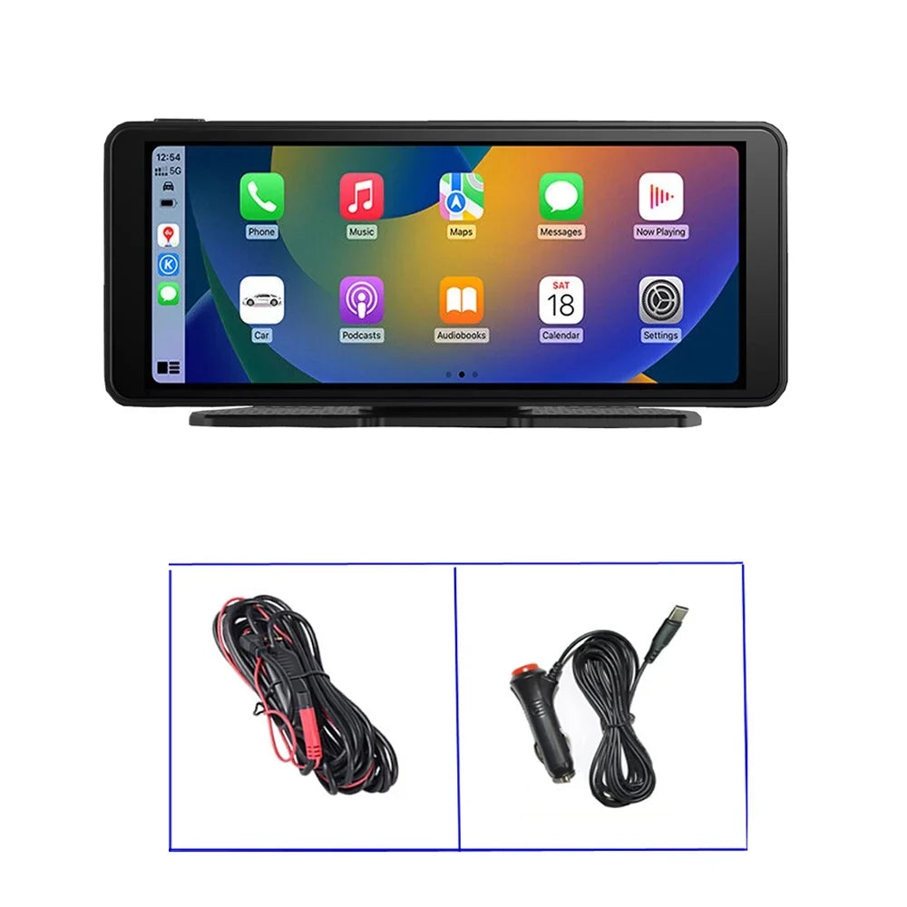 Virwir inch 6.86 Carplay Car Camera Apple Stereo Wireless and Apple Screen Carplay with Backup Touch Portable Auto1080p Link Mirror Android