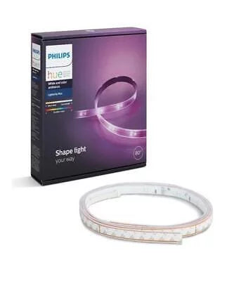 Smart Lightstrip Plus Ambiance LED Hue and 1 Connector Color pk White
