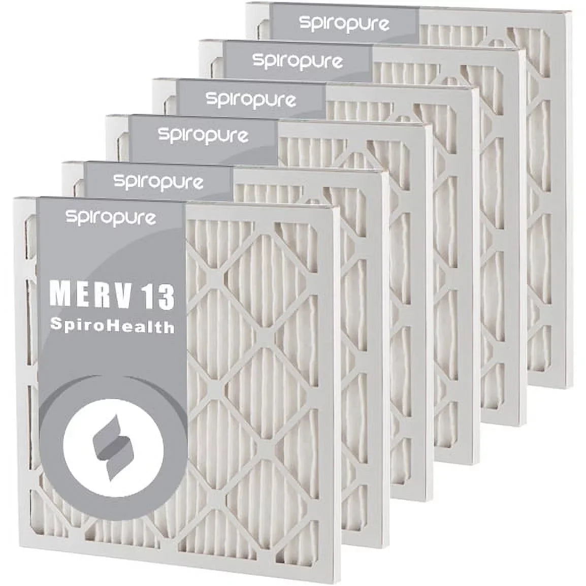 SpiroPure 10x16x1 Made Pleated in 13 Pack) - (6 MERV Filter Filters Air USA