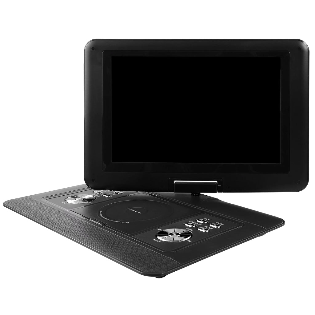 and DVD USB,SD,AV,HDMI Inch Trexonic with Inputs Swivel 14.1 Portable Player TFT-LCD Screen