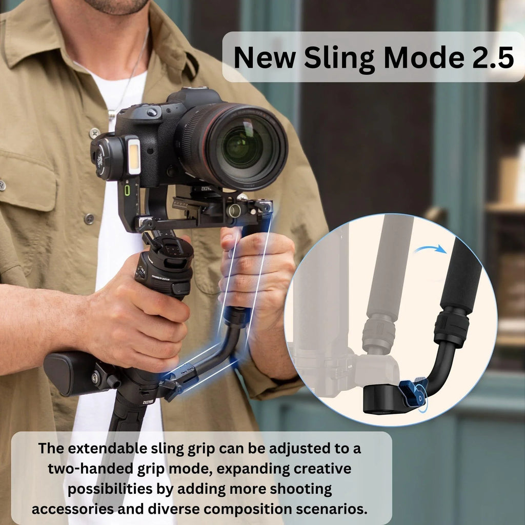 with Weebill Stabilizer Gimbal 3S Memory 3-Axis 128GB Zhiyun Card Handheld
