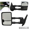 Signal&Backup Heated Mirrors Chevrolet Power For Chrome Gmc Led Towing Lamp